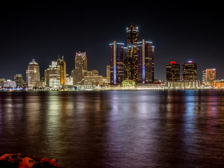 Cityscape at night