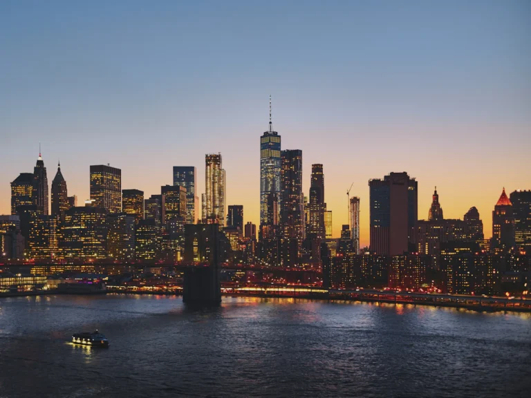 Panoramic photography of Brooklyn Bridge